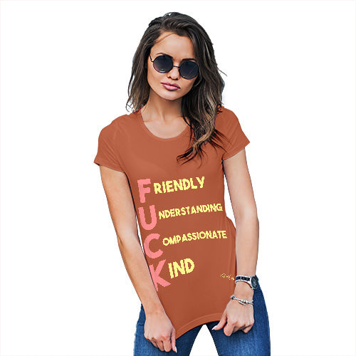 F-ck Acrostic Poem Women's T-Shirt 