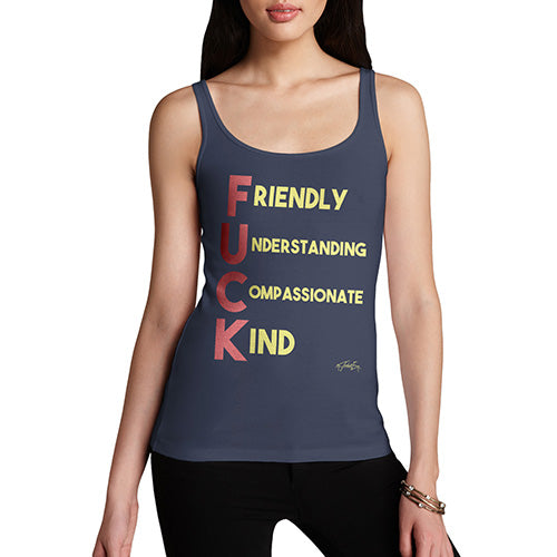 F-ck Acrostic Poem Women's Tank Top