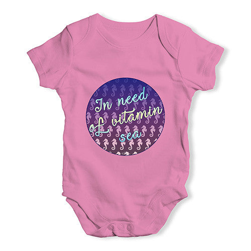 In Need Of Vitamin Sea Baby Unisex Baby Grow Bodysuit