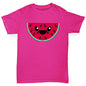 Happy Cartoon Watermelon Girl's T-Shirt 