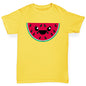 Happy Cartoon Watermelon Girl's T-Shirt 