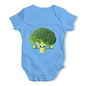 Baby Boy Clothes Cute Cheerleader Brocolli Baby Unisex Baby Grow Bodysuit 0 - 3 Months Blue