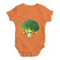 Babygrow Baby Romper Cute Cheerleader Brocolli Baby Unisex Baby Grow Bodysuit 3 - 6 Months Orange