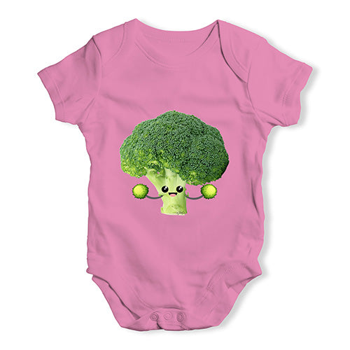 Baby Onesies Cute Cheerleader Brocolli Baby Unisex Baby Grow Bodysuit 3 - 6 Months Pink