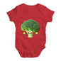 Funny Baby Onesies Cute Cheerleader Brocolli Baby Unisex Baby Grow Bodysuit New Born Red