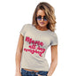 Novelty Tshirts Women Mama All Day Everyday Women's T-Shirt Small Natural