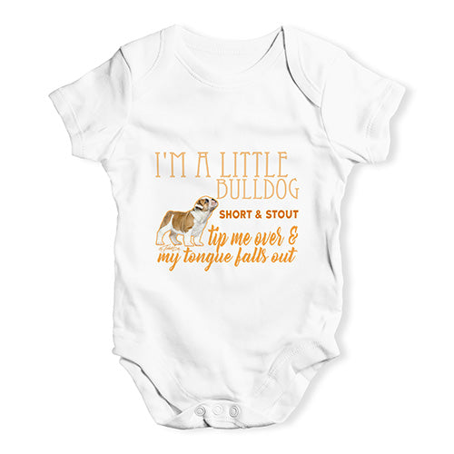 I'm A Little Bulldog Baby Unisex Baby Grow Bodysuit