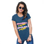 Funny Tshirts Grandma Spoiling Is My Game Women's T-Shirt Medium Royal Blue