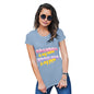 Funny Tshirts For Women Grandma Spoiling Is My Game Women's T-Shirt Medium Sky Blue