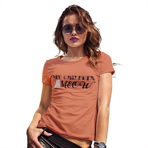 My Children Meow Women's T-Shirt 