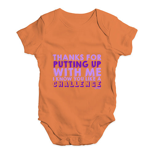 You Like A Challenge Baby Unisex Baby Grow Bodysuit