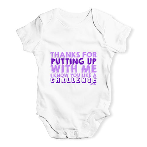 You Like A Challenge Baby Unisex Baby Grow Bodysuit