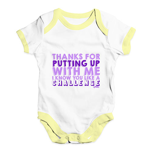 You Like A Challenge Baby Unisex Baby Grow Bodysuit
