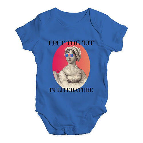 I Put The Lit In Literature Baby Unisex Baby Grow Bodysuit