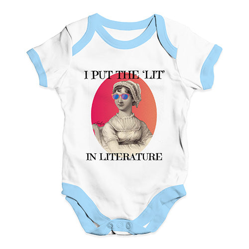 I Put The Lit In Literature Baby Unisex Baby Grow Bodysuit