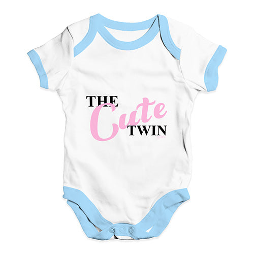 The Cute Twin Baby Unisex Baby Grow Bodysuit
