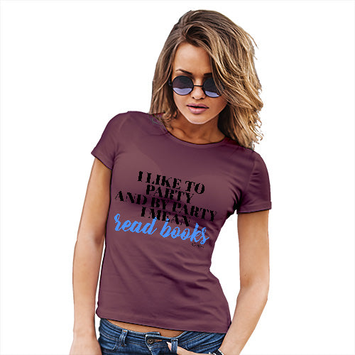 I Like To Read Books Women's T-Shirt 