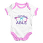 A-Dorkable Baby Unisex Baby Grow Bodysuit