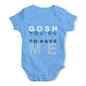 Gosh You're Lucky To Have Me Baby Unisex Baby Grow Bodysuit