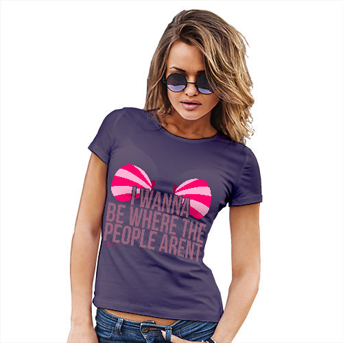 Where The People Aren't Women's T-Shirt 