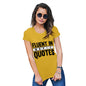Novelty Gifts For Women Fluent In Movie Quotes Women's T-Shirt X-Large Yellow