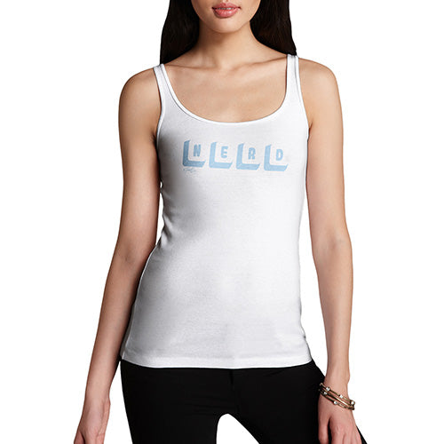 Funny Tank Top For Mom Keyboard Nerd Women's Tank Top X-Large White