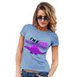 T-Shirt Funny Geek Nerd Hilarious Joke Good Mothersaurus Women's T-Shirt Medium Sky Blue