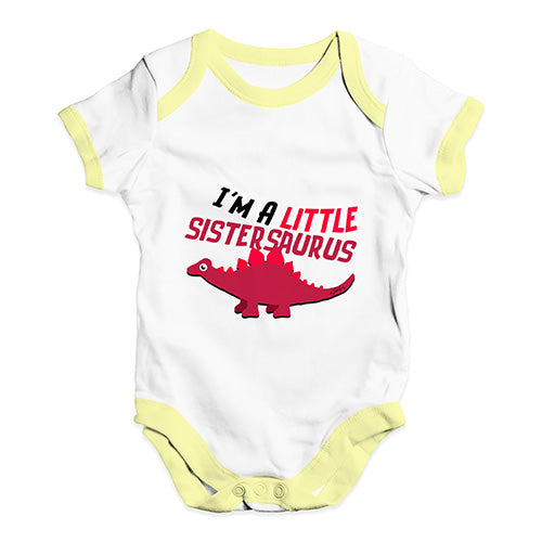 Little Sistersaurus Baby Unisex Baby Grow Bodysuit