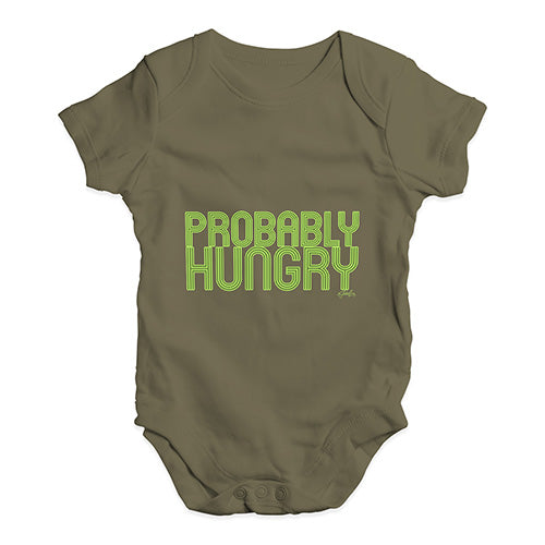 Probably Hungry Baby Unisex Baby Grow Bodysuit