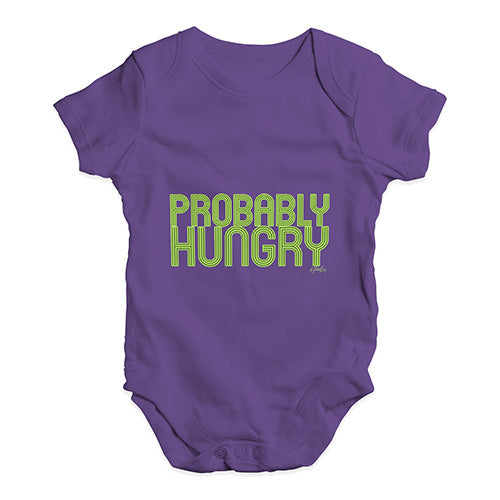 Probably Hungry Baby Unisex Baby Grow Bodysuit