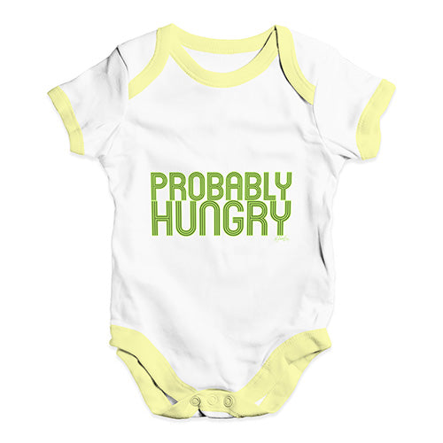 Probably Hungry Baby Unisex Baby Grow Bodysuit