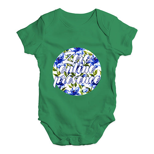 Zero Online Presence Baby Unisex Baby Grow Bodysuit
