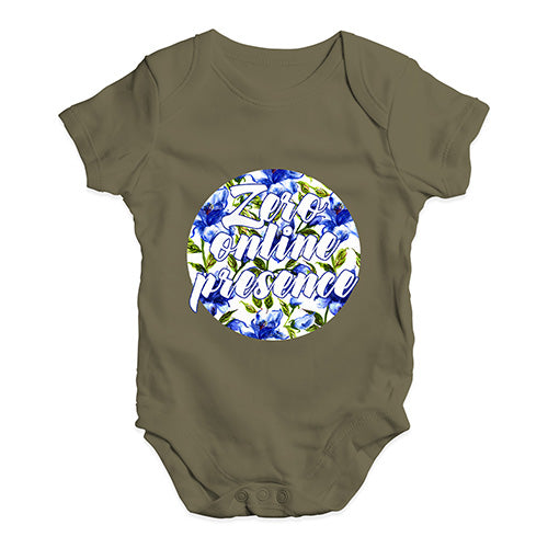 Zero Online Presence Baby Unisex Baby Grow Bodysuit