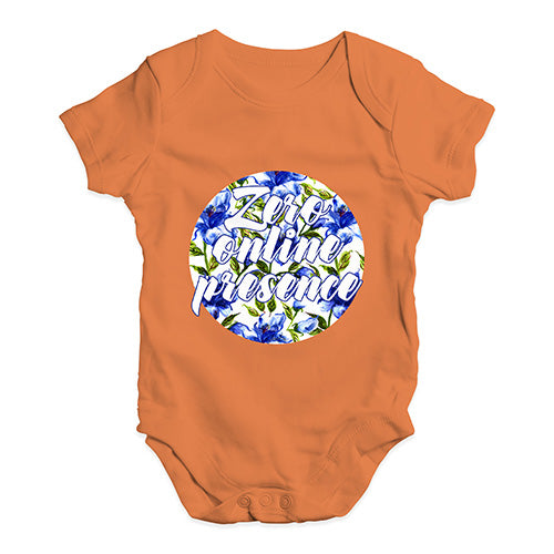 Zero Online Presence Baby Unisex Baby Grow Bodysuit