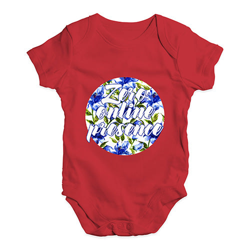 Zero Online Presence Baby Unisex Baby Grow Bodysuit
