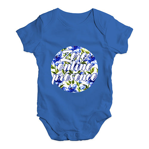 Zero Online Presence Baby Unisex Baby Grow Bodysuit