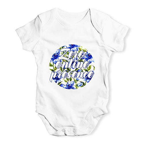 Zero Online Presence Baby Unisex Baby Grow Bodysuit