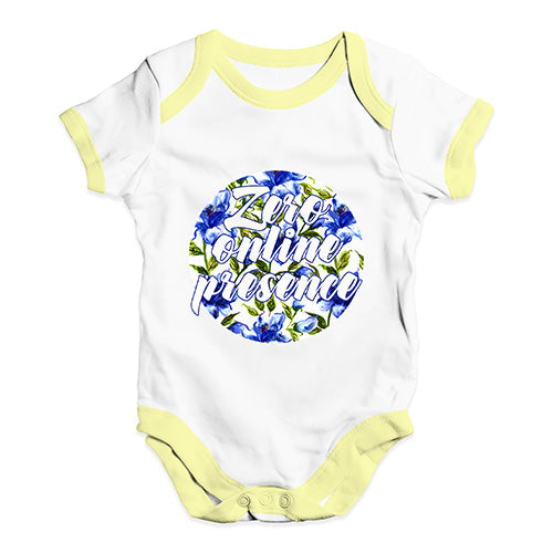 Zero Online Presence Baby Unisex Baby Grow Bodysuit