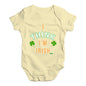 St Patricks Day I Think I'm Irish Baby Unisex Baby Grow Bodysuit