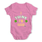 St Patricks Day I Think I'm Irish Baby Unisex Baby Grow Bodysuit