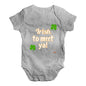St Patricks Day Irish To Meet Ya Baby Unisex Baby Grow Bodysuit