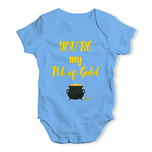 ST Patricks Day Your My Pot Of Gold Baby Unisex Baby Grow Bodysuit