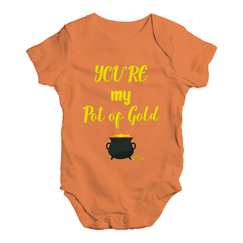ST Patricks Day Your My Pot Of Gold Baby Unisex Baby Grow Bodysuit