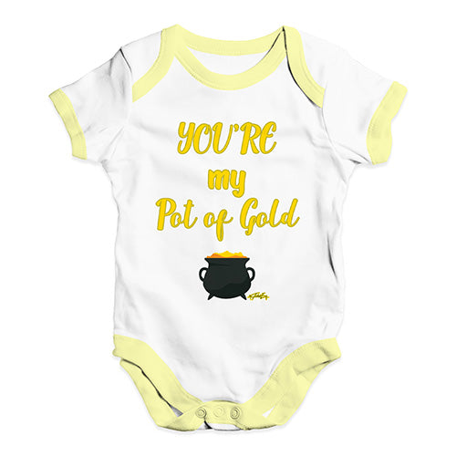 ST Patricks Day Your My Pot Of Gold Baby Unisex Baby Grow Bodysuit