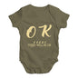 Everything Will Be OK Baby Unisex Baby Grow Bodysuit
