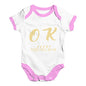 Everything Will Be OK Baby Unisex Baby Grow Bodysuit