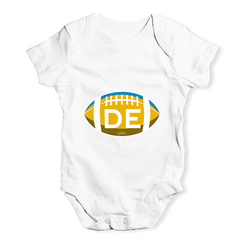 DE Delaware Football Baby Unisex Baby Grow Bodysuit