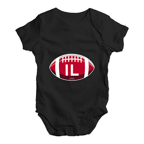 IL Illinois State Football Baby Unisex Baby Grow Bodysuit
