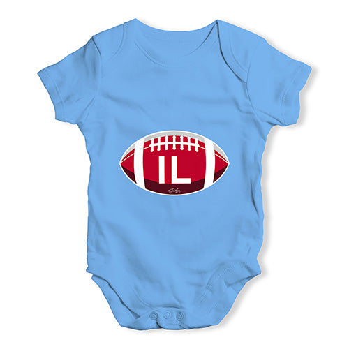 IL Illinois State Football Baby Unisex Baby Grow Bodysuit