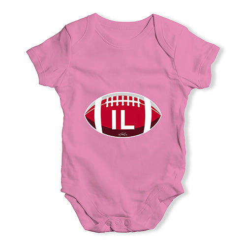 IL Illinois State Football Baby Unisex Baby Grow Bodysuit